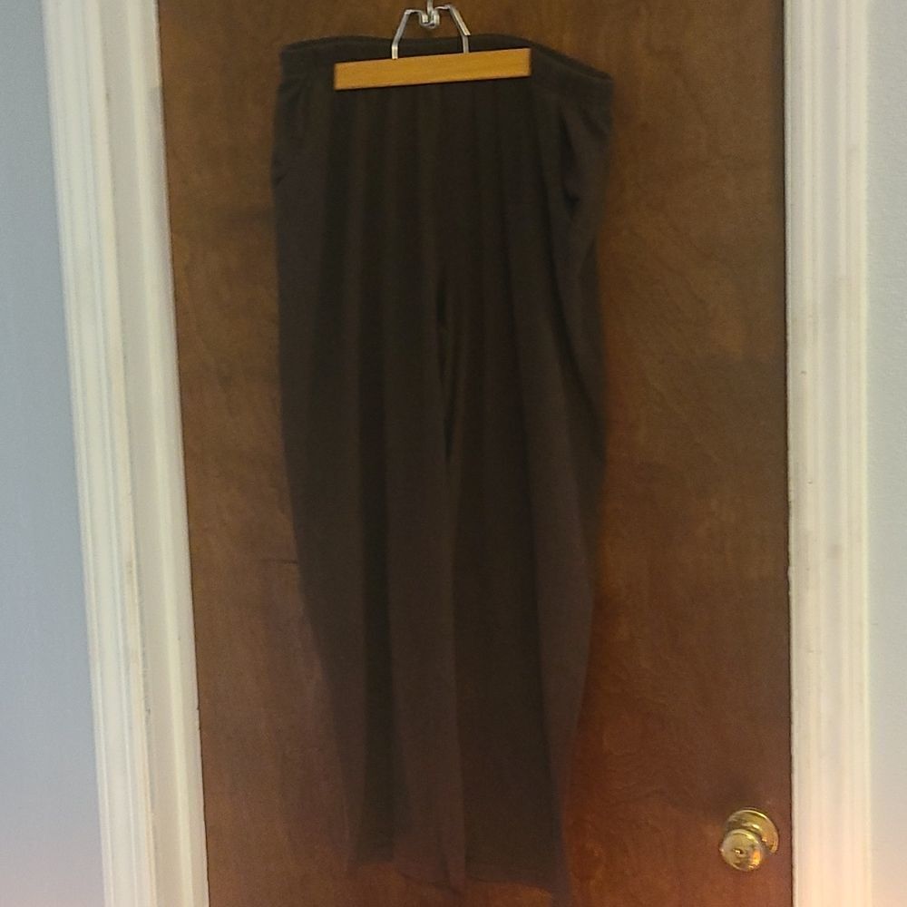 XL (14-18) Petite White Stag Brown Pants